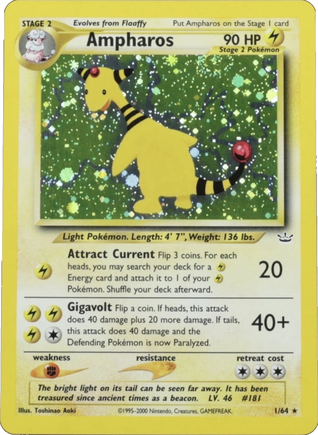 Ampharos Double Holo Error