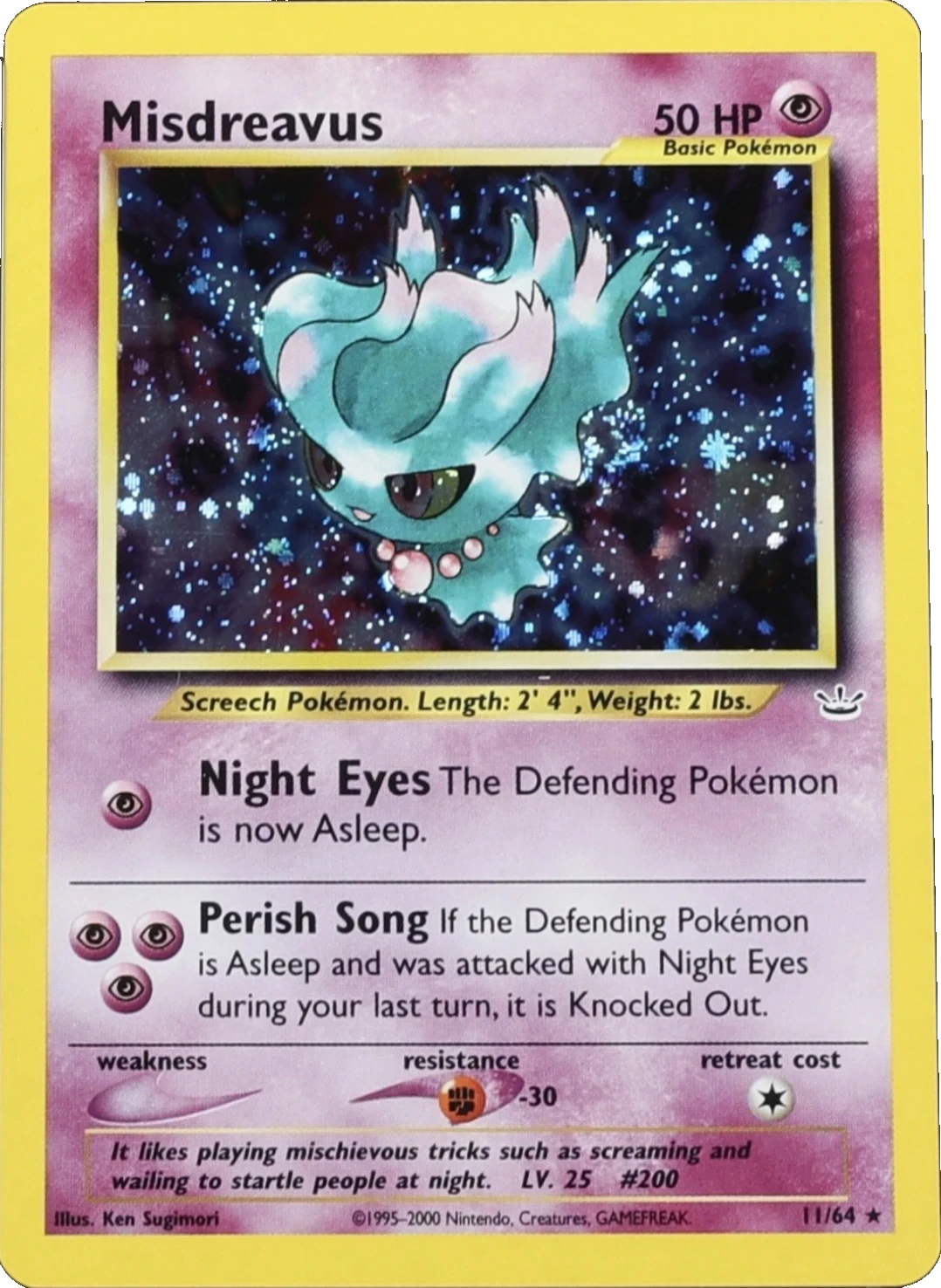 Misdreavus Double Holo Error