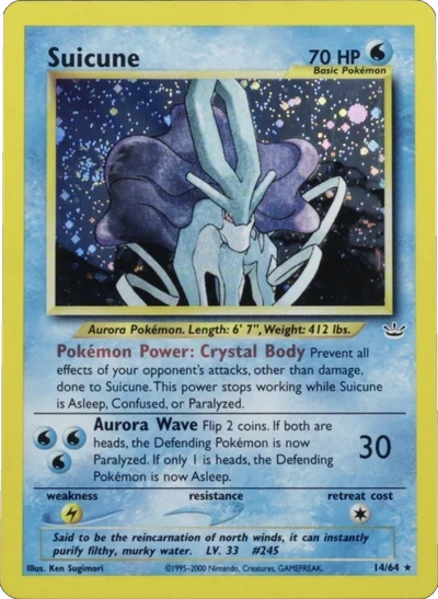 Suicune Regular Holo